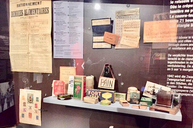 « Des produits d’époque exposés dans le Bastogne War Museum  »