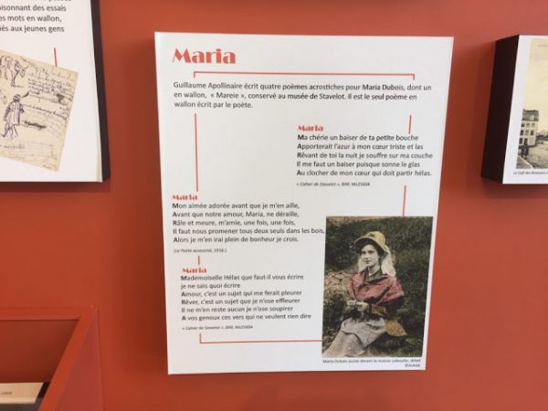 « Apollinaire a été amoureux de Maria »