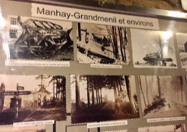 « Le village de Manhay près decBastogne »