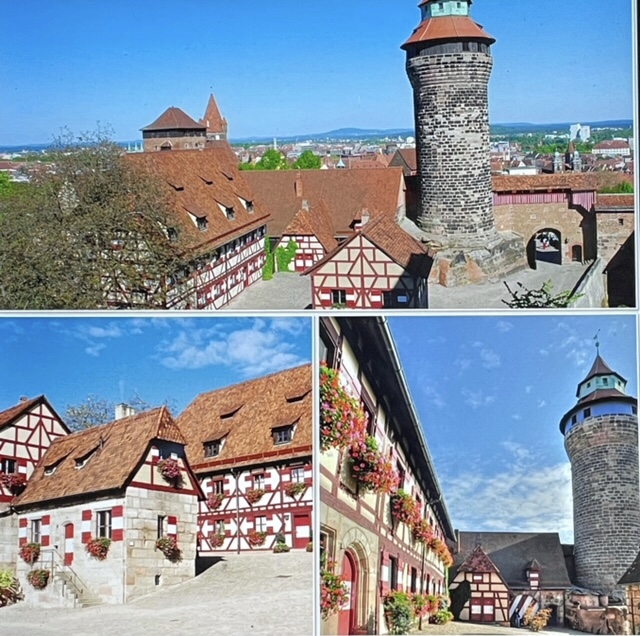 « Vue sur le Kaiserburg à Nuremberg »