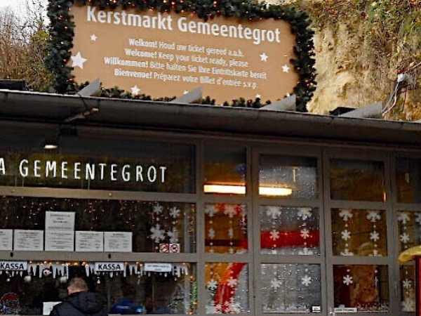 « La billetterie de la grotte municipale à Valkenburg »