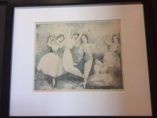 « Une aquarelle peinte par Laurencin »