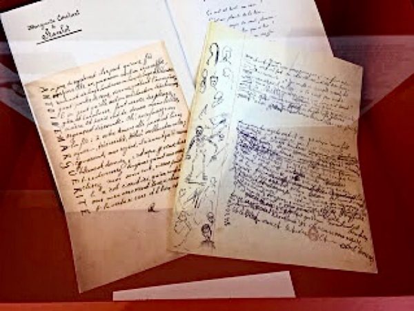 « Des notes manuscrites de Apollinaire »