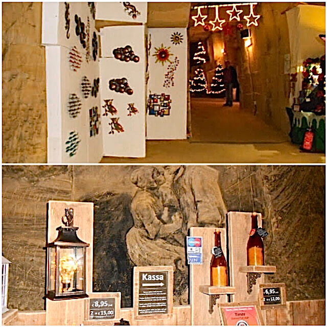 « Des échoppes dans le marché des Noël à Valkenburg « + »