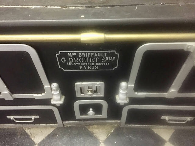 « Détail de la grande cuisinière du château de Modave »