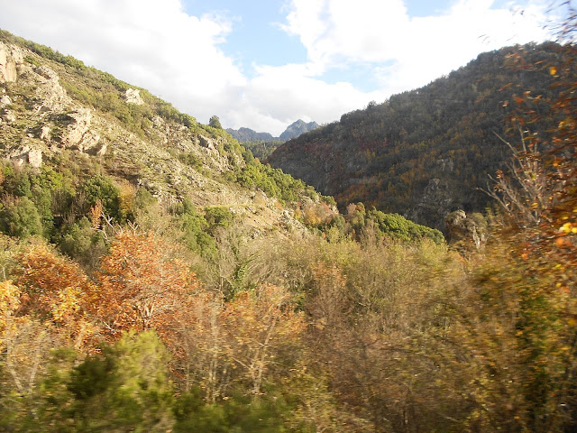« Des montagnes dans la vallée du Prunelli en Corse du Sud »