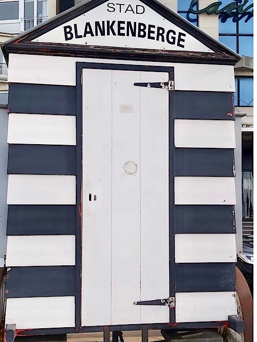 « Une cabine de plage à Blankenberge »